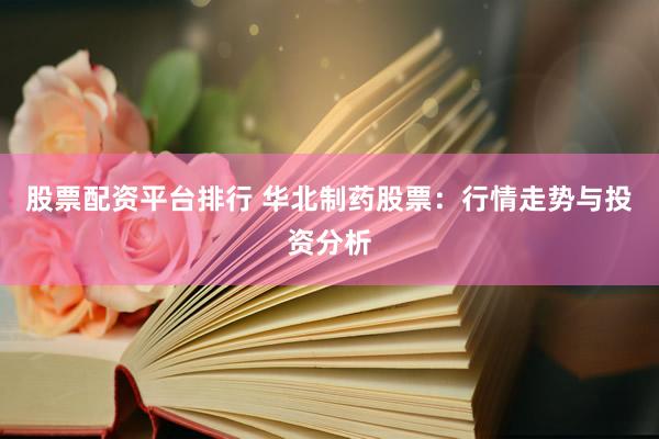 股票配资平台排行 华北制药股票：行情走势与投资分析