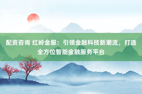 配资咨询 红岭金服:引领金融科技新潮流,打造全方位智能金融服务平台